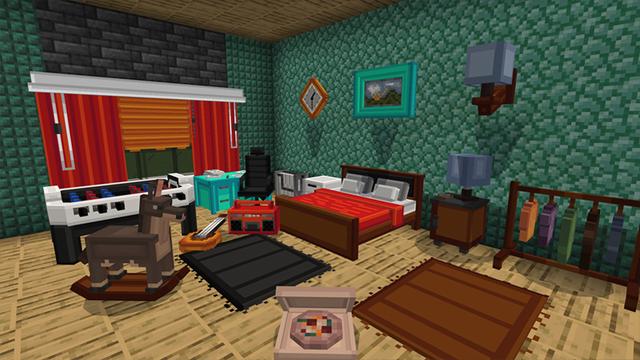 Screenshot of the Minecraft Bedrock Marketplace product Furniture 1200+ created by Chillcraft.
