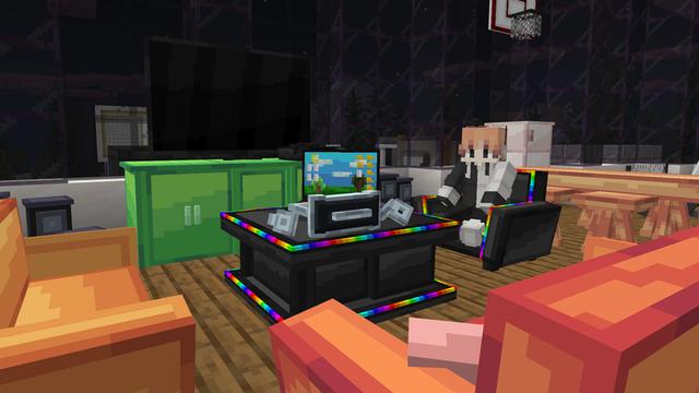 Screenshot of the Minecraft Bedrock Marketplace product Gamer City created by Chillcraft.