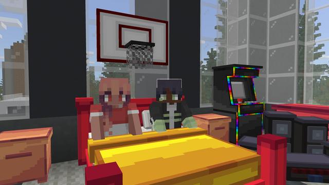 Screenshot of the Minecraft Bedrock Marketplace product Gamer City created by Chillcraft.