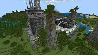 Screenshot of the Minecraft Bedrock Marketplace product Hacker Base created by Chillcraft.