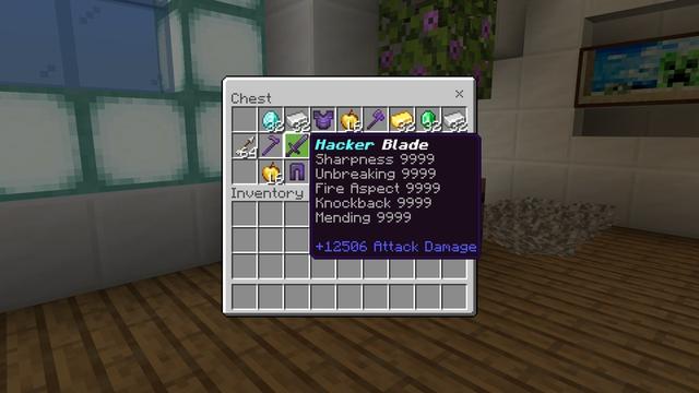 Screenshot of the Minecraft Bedrock Marketplace product Hacker Bunker created by Chillcraft.