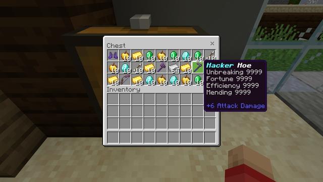 Screenshot of the Minecraft Bedrock Marketplace product Hacker Island created by Chillcraft.