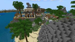 Screenshot of the Minecraft Bedrock Marketplace product Hacker Island created by Chillcraft.