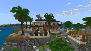 Screenshot of the Minecraft Bedrock Marketplace product Hacker Island created by Chillcraft.