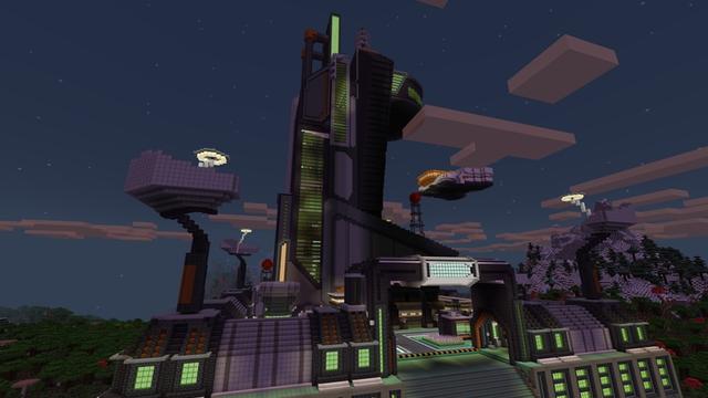 Screenshot of the Minecraft Bedrock Marketplace product Hacker Tower created by Chillcraft.