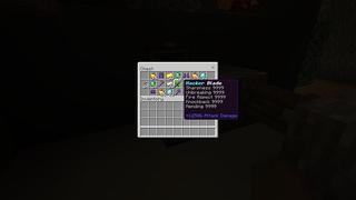 Screenshot of the Minecraft Bedrock Marketplace product Hacker Weapons created by Chillcraft.