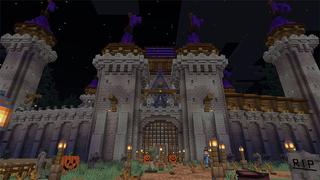 Screenshot of the Minecraft Bedrock Marketplace product Halloween Castle created by Chillcraft.