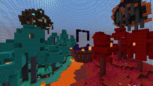 Screenshot of the Minecraft Bedrock Marketplace product Holiday Skyblock created by Chillcraft.
