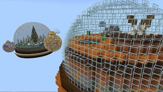 Screenshot of the Minecraft Bedrock Marketplace product Holiday Skyblock created by Chillcraft.