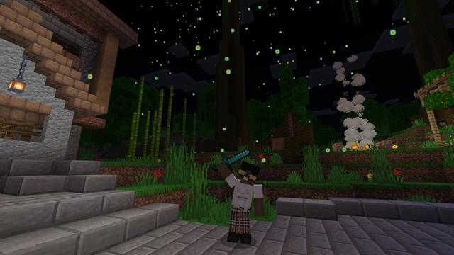 Screenshot of the Minecraft Bedrock Marketplace product It Rains XP created by Chillcraft.