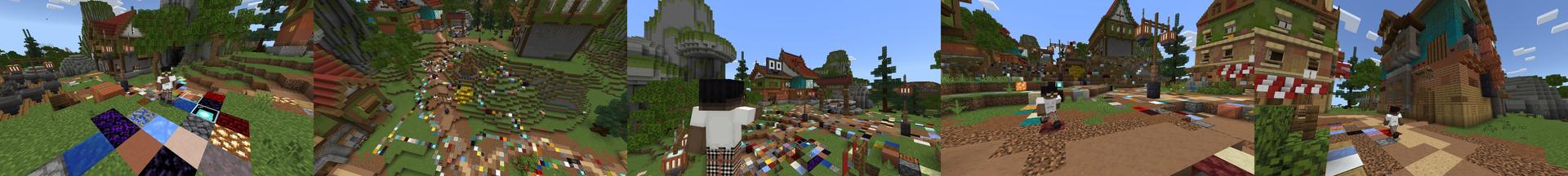 Panorama of the Minecraft Bedrock Marketplace product It Turns To Random! created by Chillcraft.