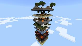 Screenshot of the Minecraft Bedrock Marketplace product Layer Survival created by Chillcraft.