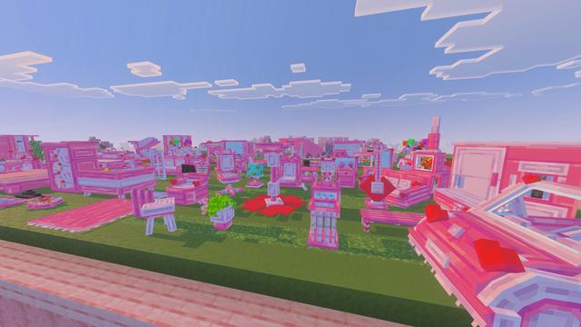 Screenshot of the Minecraft Bedrock Marketplace product Lovely Furniture created by Chillcraft.