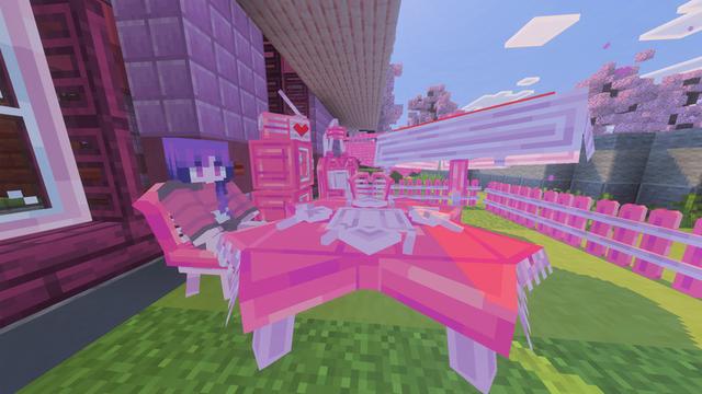 Screenshot of the Minecraft Bedrock Marketplace product Lovely Furniture created by Chillcraft.