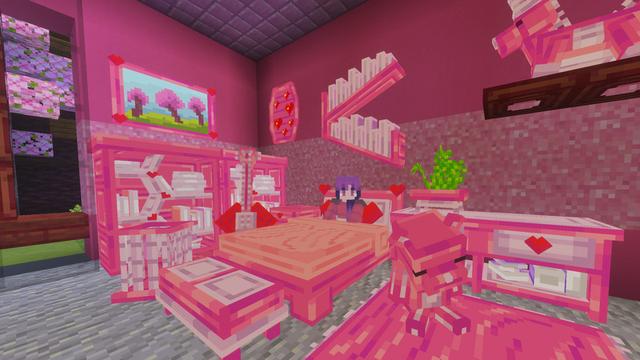 Screenshot of the Minecraft Bedrock Marketplace product Lovely Furniture created by Chillcraft.