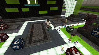 Screenshot of the Minecraft Bedrock Marketplace product Lucky Block Hacker created by Chillcraft.