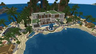 Screenshot of the Minecraft Bedrock Marketplace product Lucky Block Hacker created by Chillcraft.