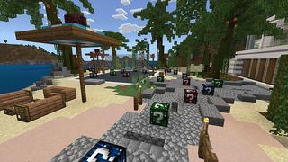 Screenshot of the Minecraft Bedrock Marketplace product Lucky Block Hacker created by Chillcraft.