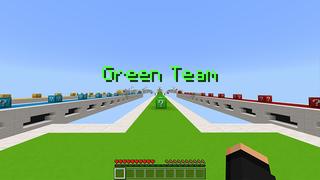 Screenshot of the Minecraft Bedrock Marketplace product Lucky Block Race created by Chillcraft.