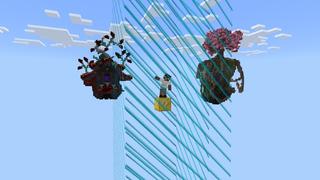 Screenshot of the Minecraft Bedrock Marketplace product Lucky Captive Oneblock created by Chillcraft.