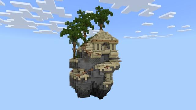 Screenshot of the Minecraft Bedrock Marketplace product Lucky Captive Oneblock created by Chillcraft.