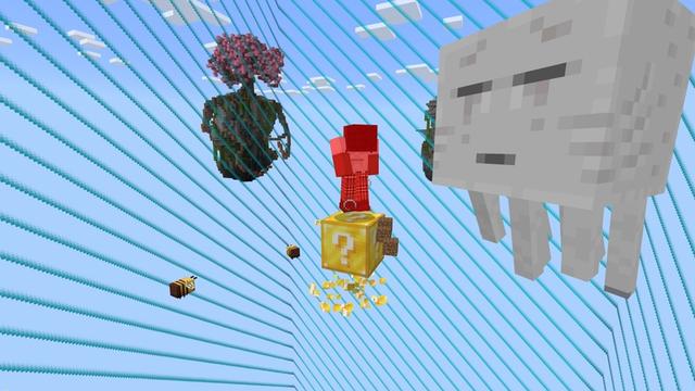 Screenshot of the Minecraft Bedrock Marketplace product Lucky Captive Oneblock created by Chillcraft.