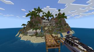 Screenshot of the Minecraft Bedrock Marketplace product Lucky Island created by Chillcraft.