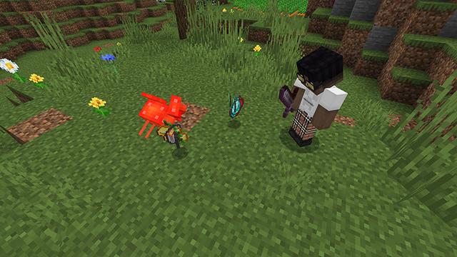 Screenshot of the Minecraft Bedrock Marketplace product Lucky Mobs created by Chillcraft.