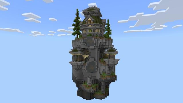 Screenshot of the Minecraft Bedrock Marketplace product Lucky Oneblock created by Chillcraft.