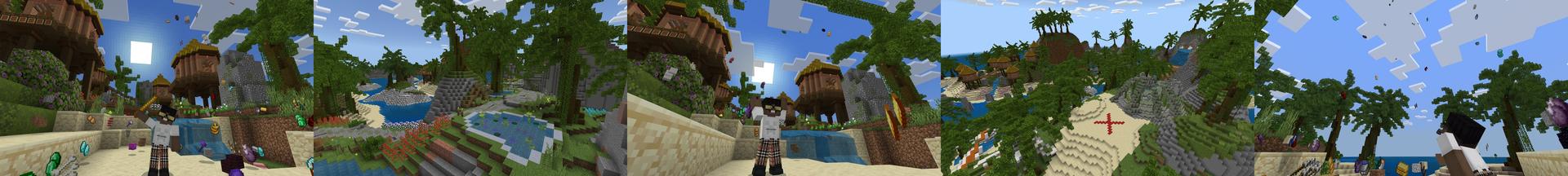 Panorama of the Minecraft Bedrock Marketplace product Lucky Rain created by Chillcraft.