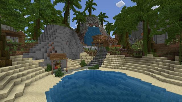 Screenshot of the Minecraft Bedrock Marketplace product Lucky Rain created by Chillcraft.