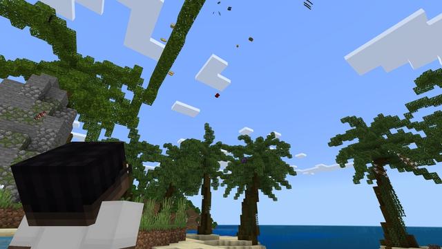 Screenshot of the Minecraft Bedrock Marketplace product Lucky Rain created by Chillcraft.