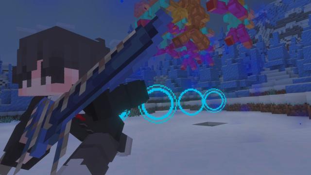 Screenshot of the Minecraft Bedrock Marketplace product Mob Swords created by Chillcraft.