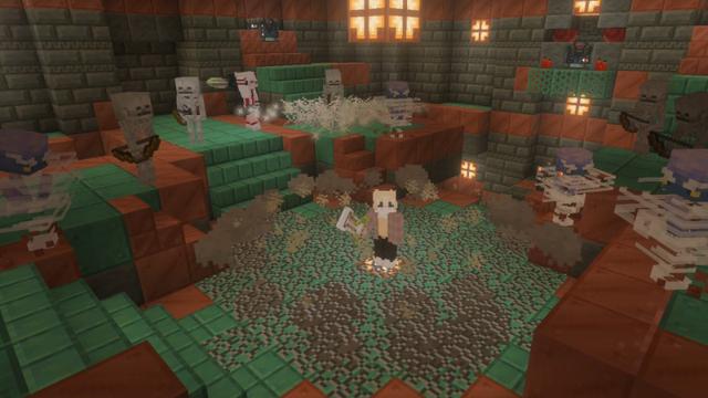 Screenshot of the Minecraft Bedrock Marketplace product Mob Swords created by Chillcraft.