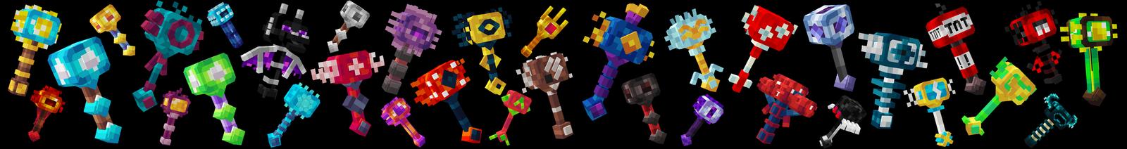 Panorama of the Minecraft Bedrock Marketplace product More Maces created by Chillcraft.