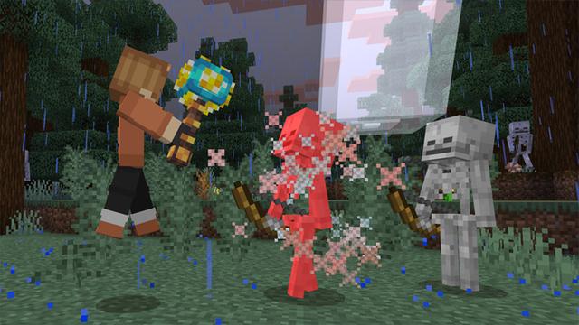 Screenshot of the Minecraft Bedrock Marketplace product More Maces created by Chillcraft.