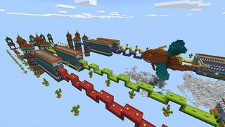 Screenshot of the Minecraft Bedrock Marketplace product Race To The Finish created by Chillcraft.