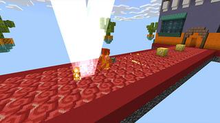 Screenshot of the Minecraft Bedrock Marketplace product Race To The Finish created by Chillcraft.