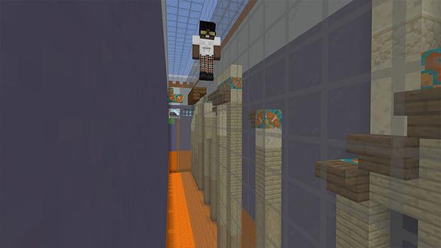 Screenshot of the Minecraft Bedrock Marketplace product Race To The Finish created by Chillcraft.