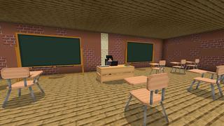 Screenshot of the Minecraft Bedrock Marketplace product School City created by Chillcraft.