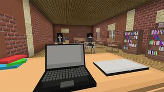 Screenshot of the Minecraft Bedrock Marketplace product School City created by Chillcraft.