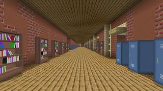 Screenshot of the Minecraft Bedrock Marketplace product School City created by Chillcraft.