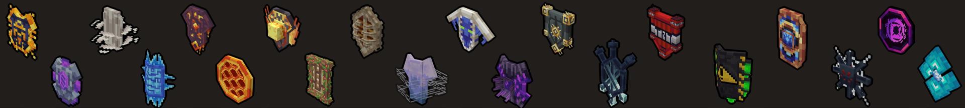 Panorama of the Minecraft Bedrock Marketplace product Shields++ created by Chillcraft.