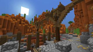 Screenshot of the Minecraft Bedrock Marketplace product Skywars Epic Caves created by Chillcraft.