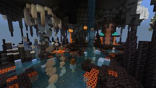 Screenshot of the Minecraft Bedrock Marketplace product Skywars Epic Caves created by Chillcraft.