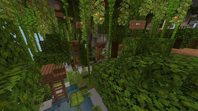 Screenshot of the Minecraft Bedrock Marketplace product Spiral Caves Parkour created by Chillcraft.