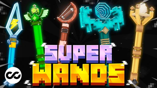 Thumbnail of the Minecraft Bedrock Marketplace product Super Wands created by Chillcraft.