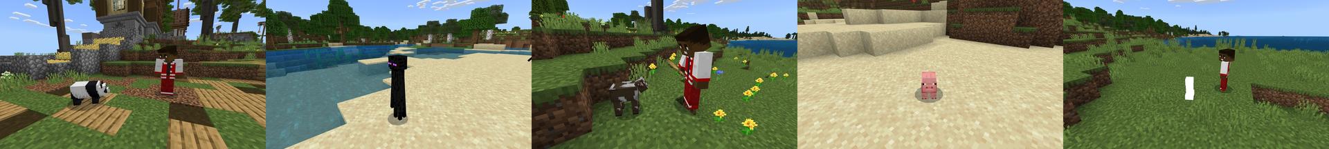 Panorama of the Minecraft Bedrock Marketplace product Tiny Animals created by Chillcraft.