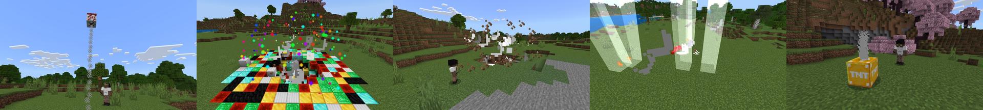 Panorama of the Minecraft Bedrock Marketplace product TNT+ created by Chillcraft.