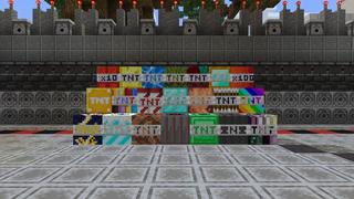 Screenshot of the Minecraft Bedrock Marketplace product TNT+ created by Chillcraft.
